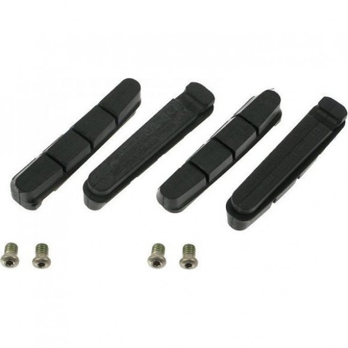 Вкладыш тормозной колодки, шоссейные SHIMANO R55C+1мм, 2 пары, для DA, ULTEGRA, 105 Y8FA98132